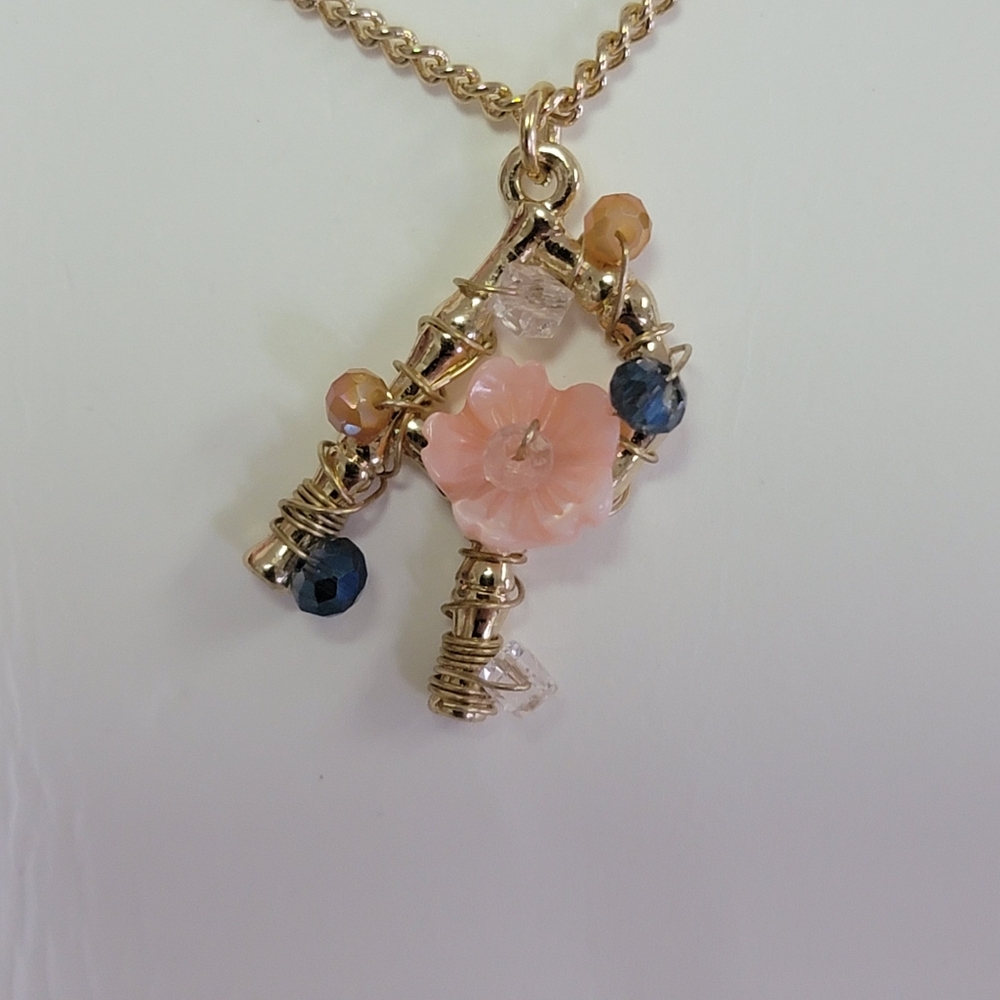 R Monogram Necklace
